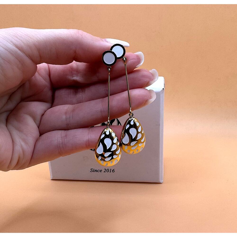 Bulati Long Fashion Earrings | Modern Design | Made in Azerbaijan | New